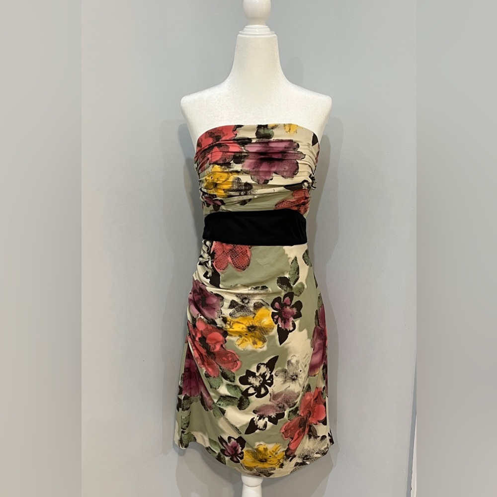 The Limited Floral Cocktail Mini Dress